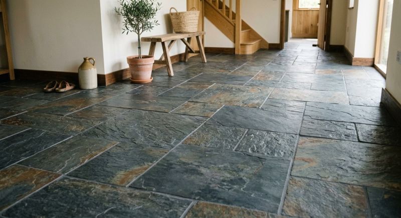 Slate Floor Installation in Overland Park, KS