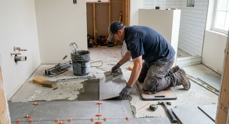 Tile Floor Renovation in Longmont, CO