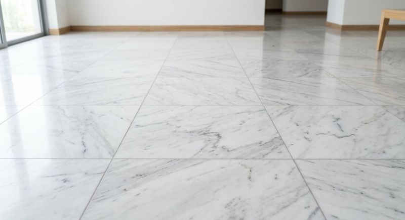 White Marble Tile Installation in Kansas City, KS
